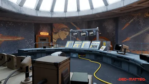 A Volgravian command room with astronomical displays