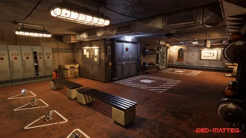 The abandoned interior of a Volgravian research base